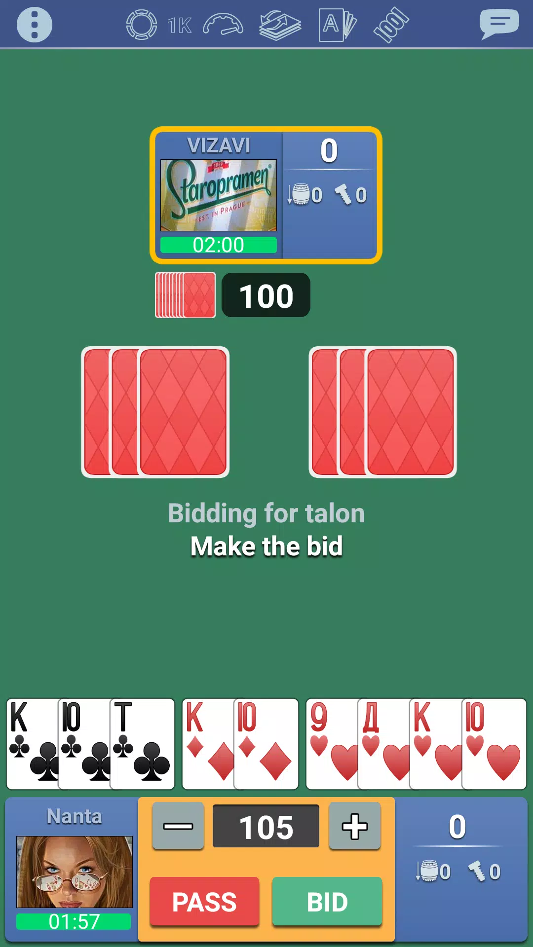 Thousand 1000 Online card game應用截圖第2張
