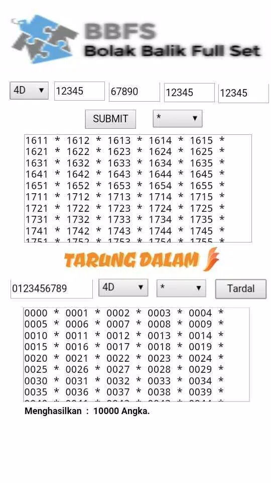 BBFS Generator LN應用截圖第0張