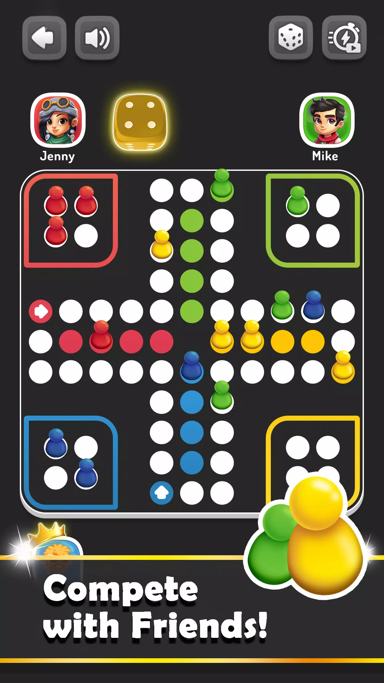 Schermata Ludo Trouble 0