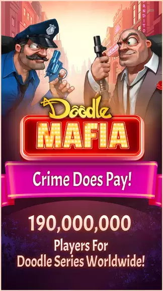 Doodle Mafia Blitz Ảnh chụp màn hình 0