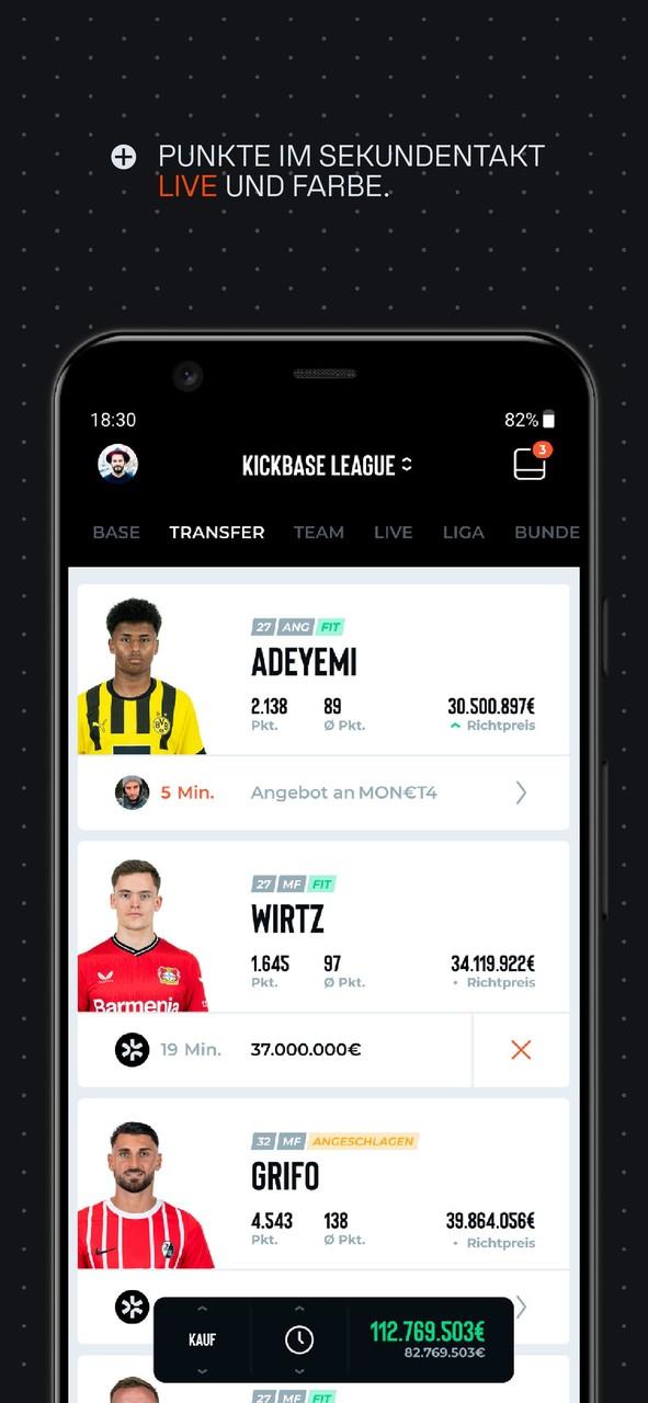 Kickbase Bundesliga Manager應用截圖第3張