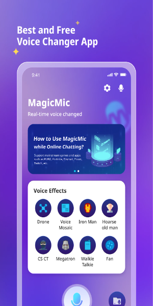 Voice Changer-MagicMic Captura de pantalla 0