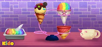 Schermata Ice Cream Making Game For Kids 3