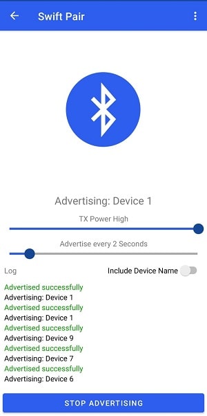 Bluetooth Le Spam Ekran Görüntüsü 1