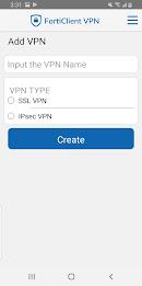 FortiClient VPN Captura de pantalla 0