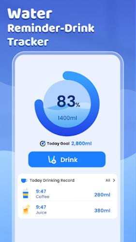 Water Reminder - Drink Tracker應用截圖第0張