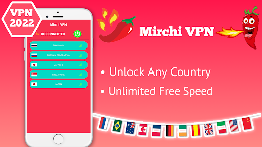 Mirchi VPN - Private & Fast ภาพหน้าจอ 0