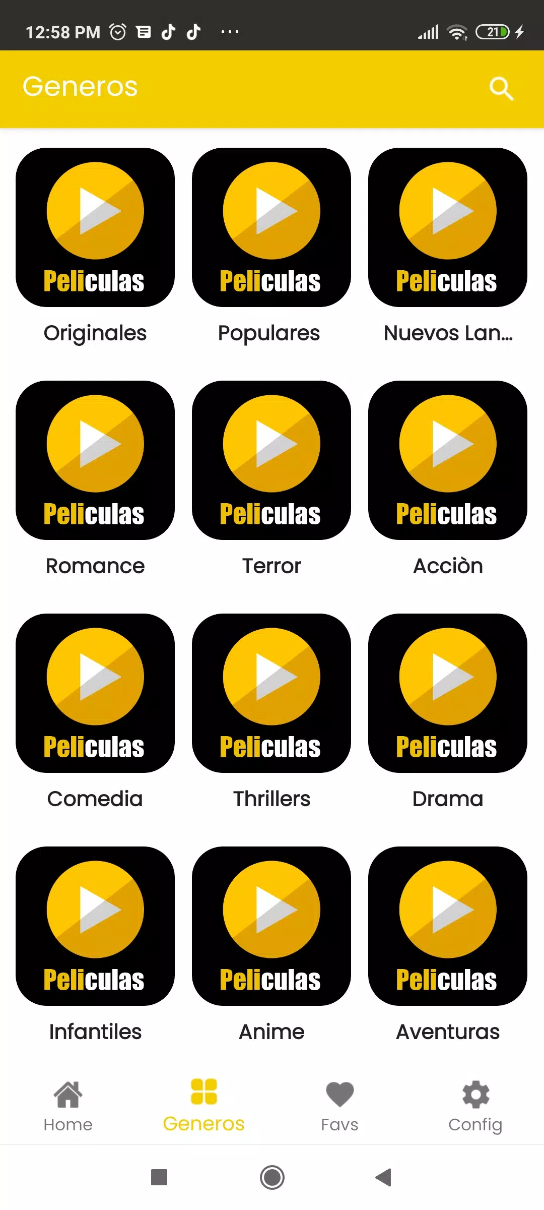 Pelismart Peliculas en Estreno Zrzut ekranu 2