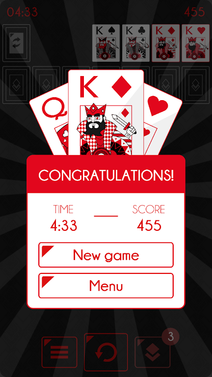 Solitaire - Klondike Redstone ภาพหน้าจอ 2