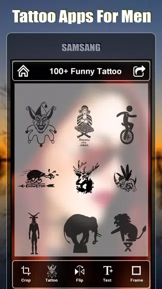 Tattoo design apps for men Tangkapan skrin 3