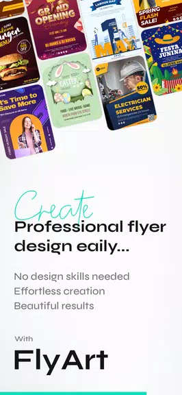 FlyArt - Flyer Creator Ảnh chụp màn hình 1