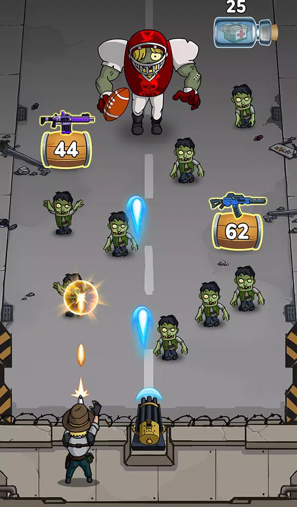 Zombie War Idle Defense Game स्क्रीनशॉट 0