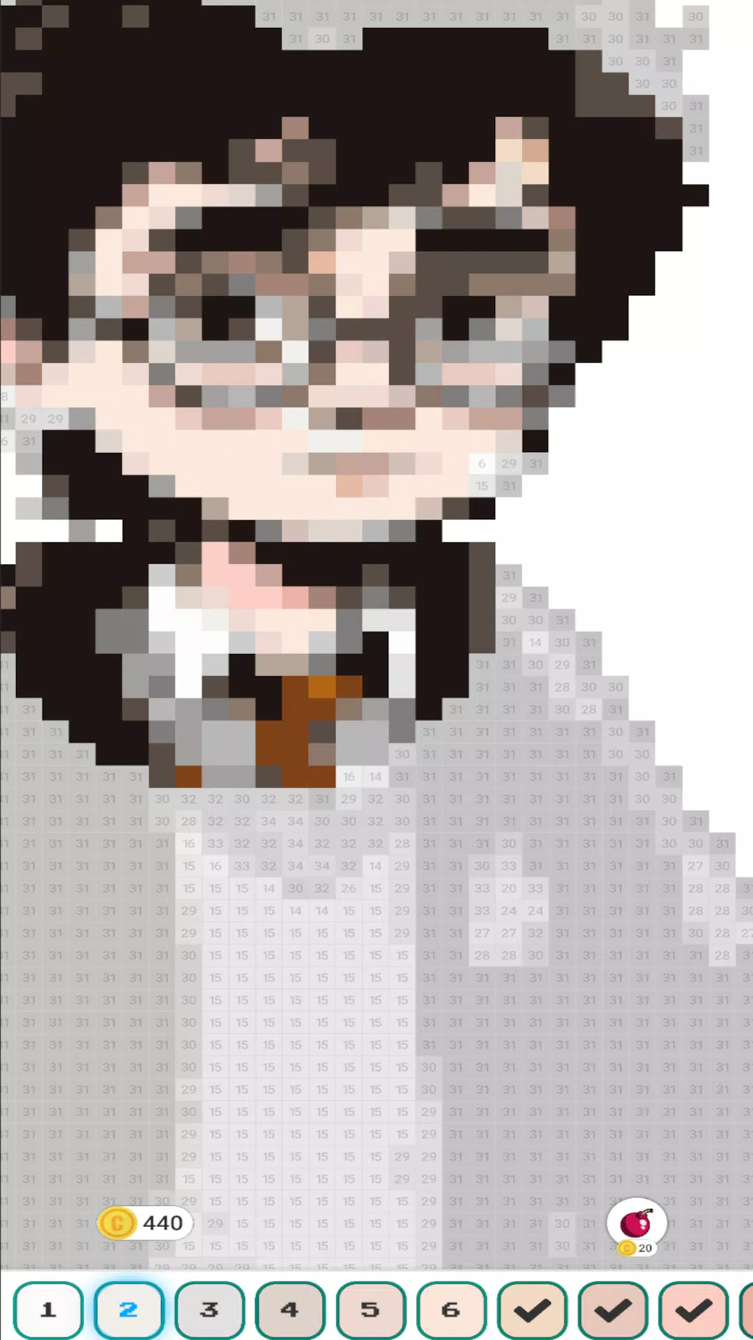 Hogwart Cartoon Pixel Art Schermafbeelding 1