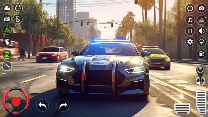 Modern Police Car Parking Game Скриншот 1