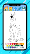 Scooby coloring doo cartoon ga Zrzut ekranu 0