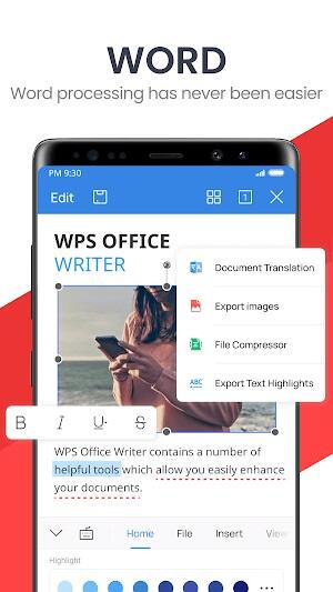 WPS Office Tangkapan skrin 1