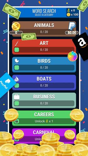 Make Money: Word Search Capture d'écran 0