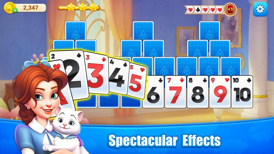 Schermata Classic Solitaire TriPeaks 1