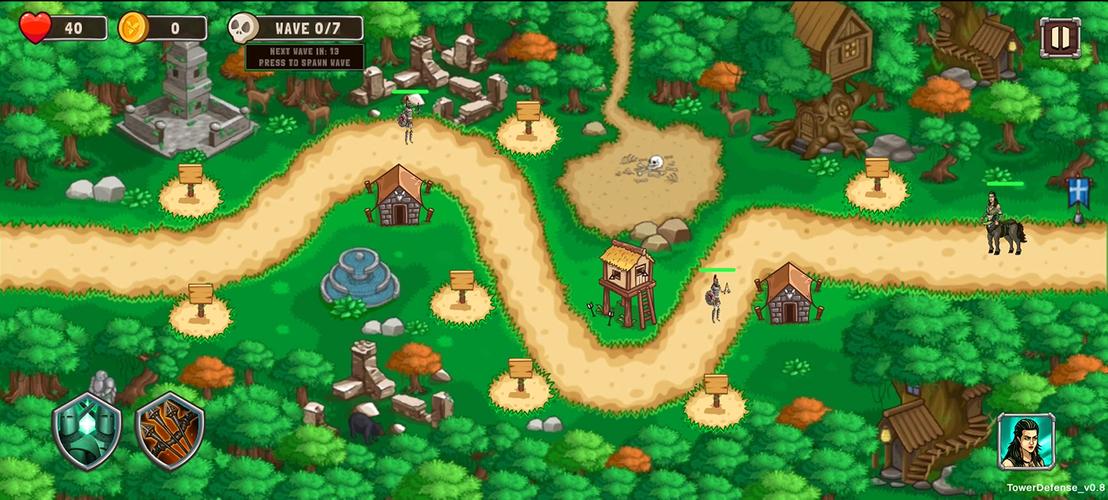 Vulcan's Tower Defense Tangkapan skrin 1