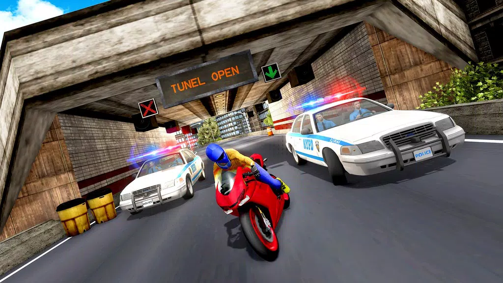 Police Car Vs Theft Bike Screenshot 0