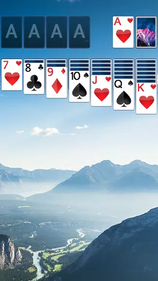 Solitaire Mountain Top Theme Capture d'écran 0