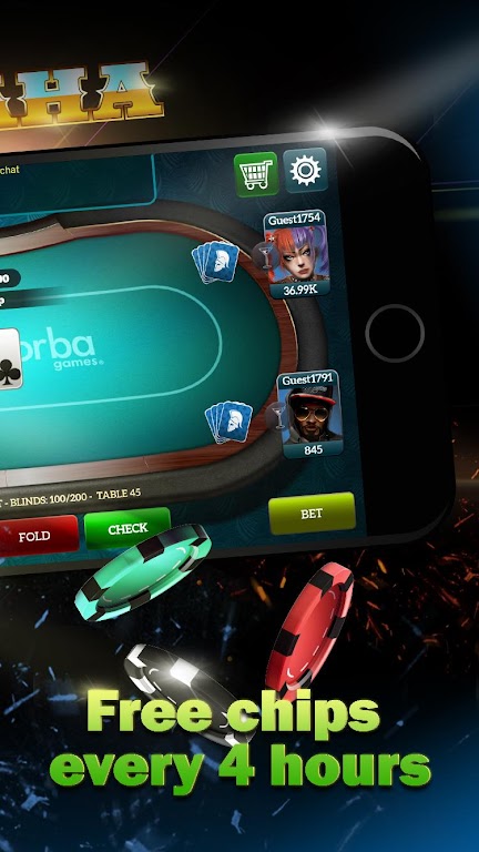 Live Poker Tables–Texas holdem and Omaha ภาพหน้าจอ 3