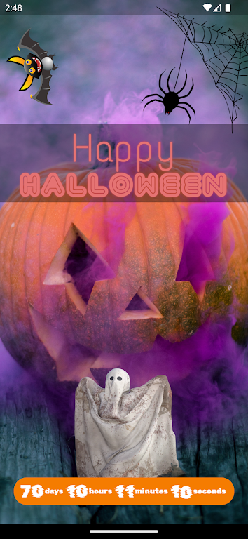How long until Halloween? Tangkapan skrin 3