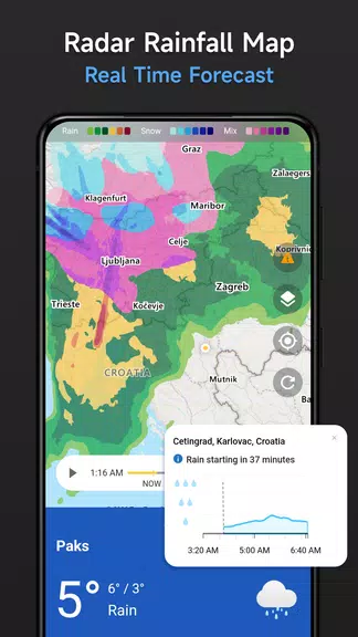 Live Weather & Radar Map Ekran Görüntüsü 3