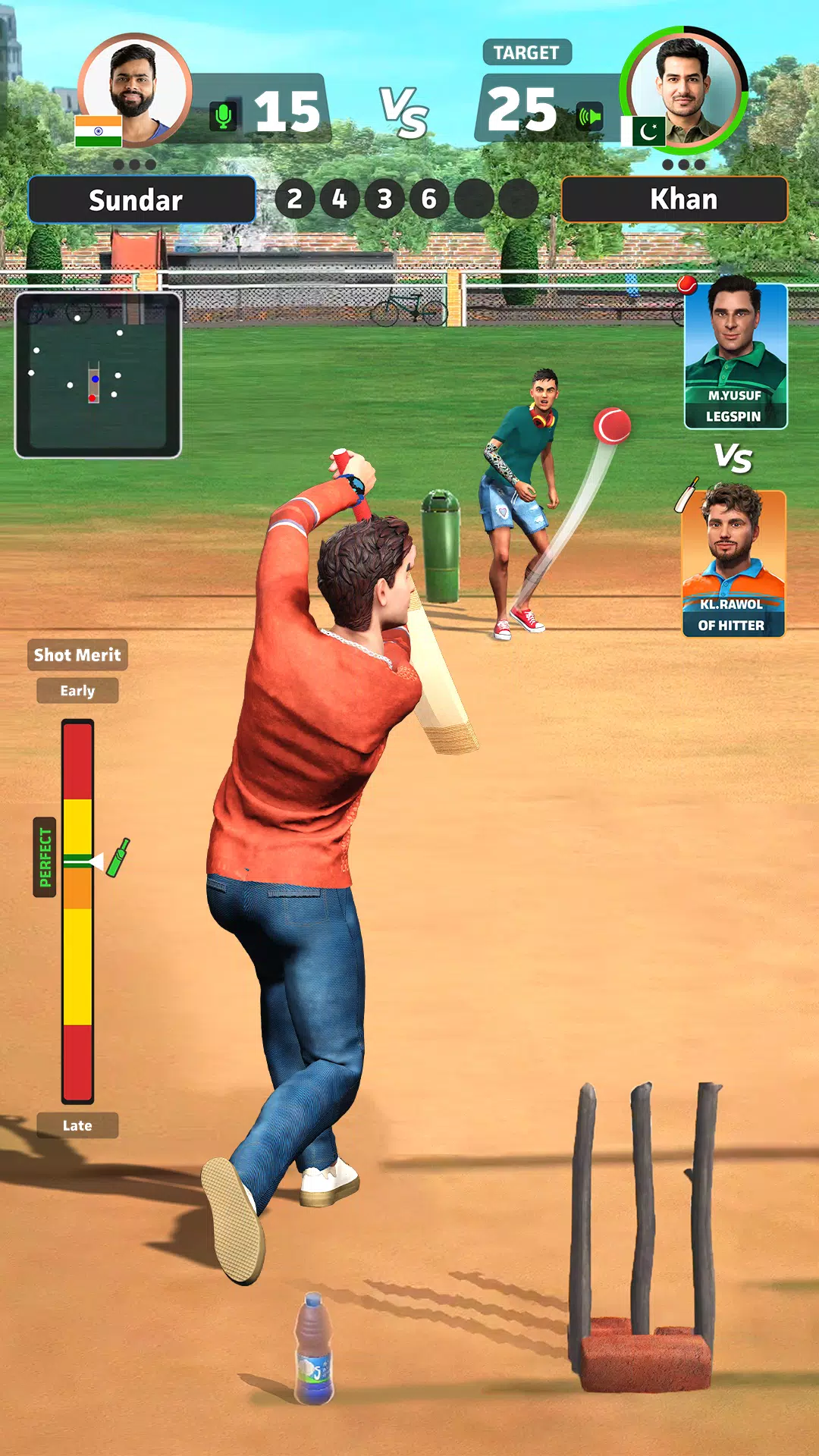 Cricket Gangsta™-Cricket Game Zrzut ekranu 0