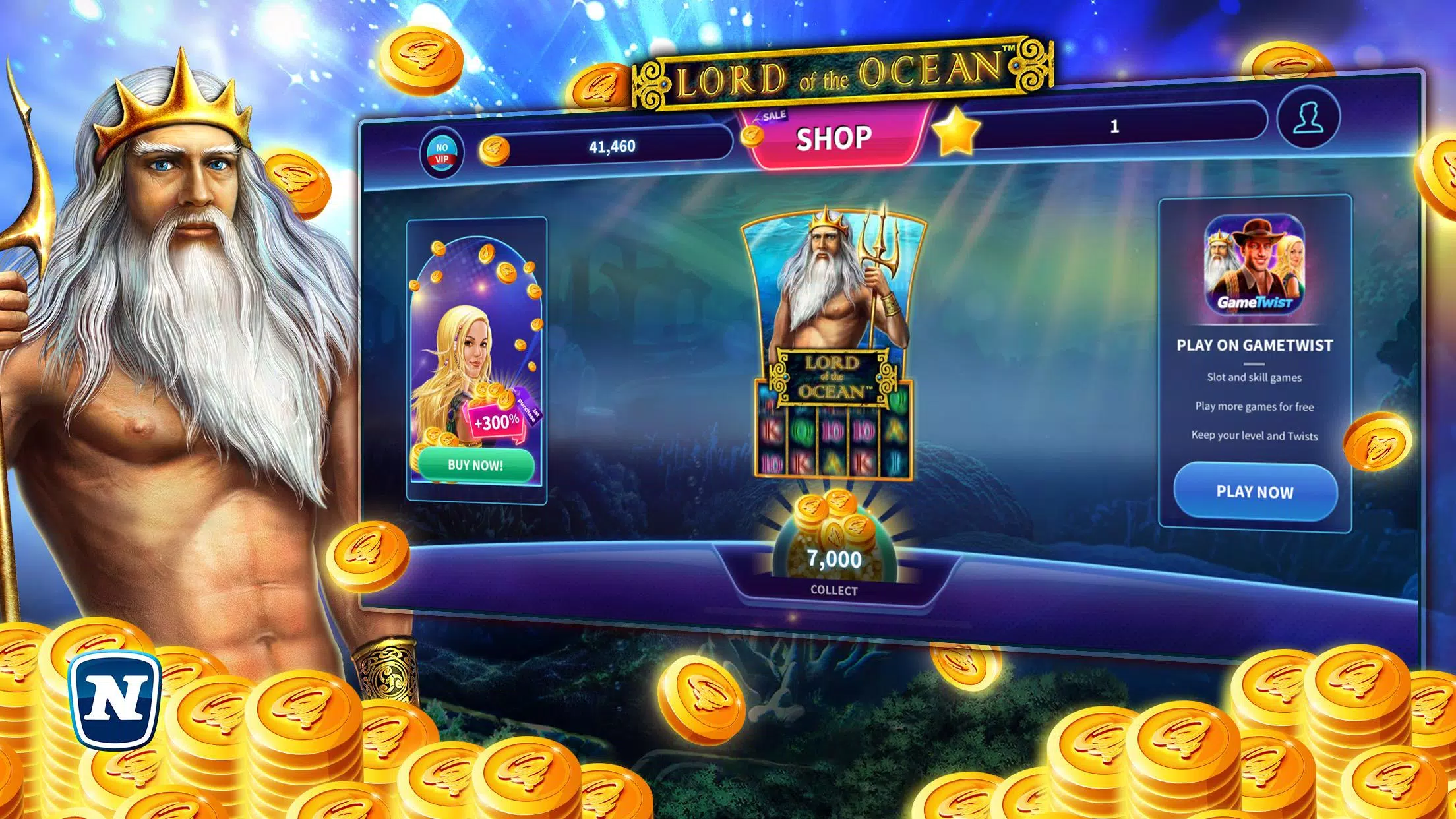 Lord of the Ocean™ Slot स्क्रीनशॉट 1