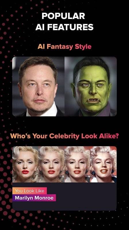 Gradient: Celebrity Look Like Скриншот 1