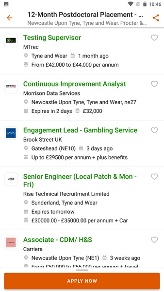 Totaljobs - UK Job Search App スクリーンショット 0