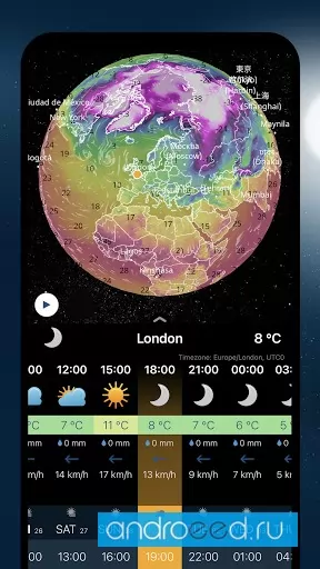 Ventusky Weather Maps & Radar ภาพหน้าจอ 0