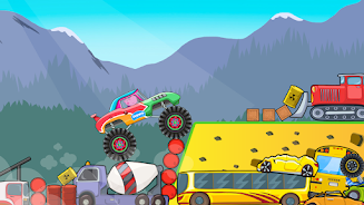 Kids Monster Truck Racing Game Zrzut ekranu 1