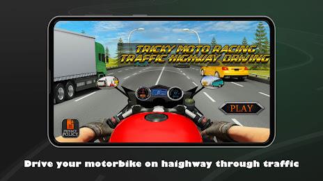 Tricky Moto Highway Driving 스크린샷 0