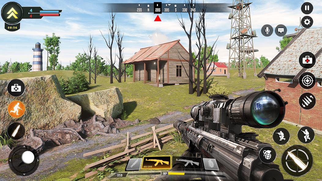 Sniper Game: Shooting Gun Game Mod Скриншот 2