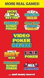 Video Poker Deluxe Ảnh chụp màn hình 1