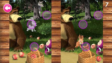 Masha and the Bear. Lernspiele Screenshot 3