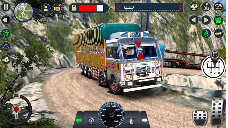 Indian Truck Drive Lorry Games 스크린샷 2