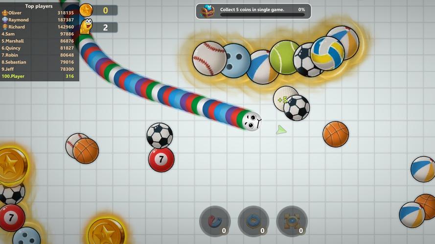 Slinky Snake: Worm.io Game স্ক্রিনশট 2
