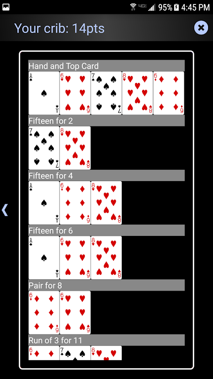 Schermata Grandpas Cribbage 3