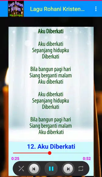 Lagu Rohani Kristen Offline应用截图第2张