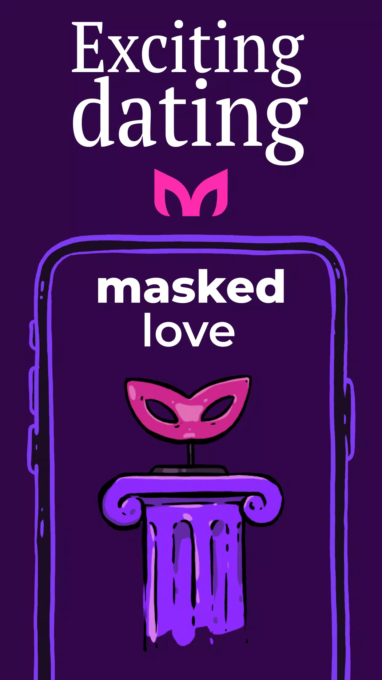 Masked Love - Anonymous dating Screenshot 0