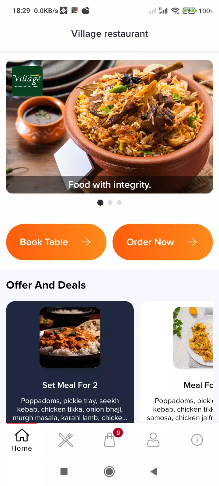 Village Restaurant Captura de pantalla 0