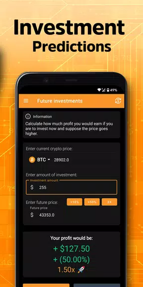 Crypto Calculator Captura de tela 3