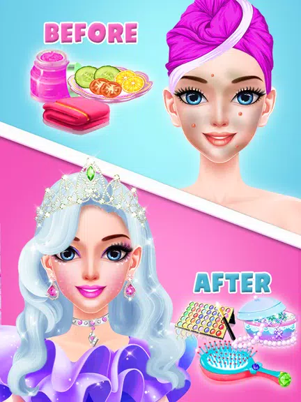 Pink Princess MakeUp Salon স্ক্রিনশট 1