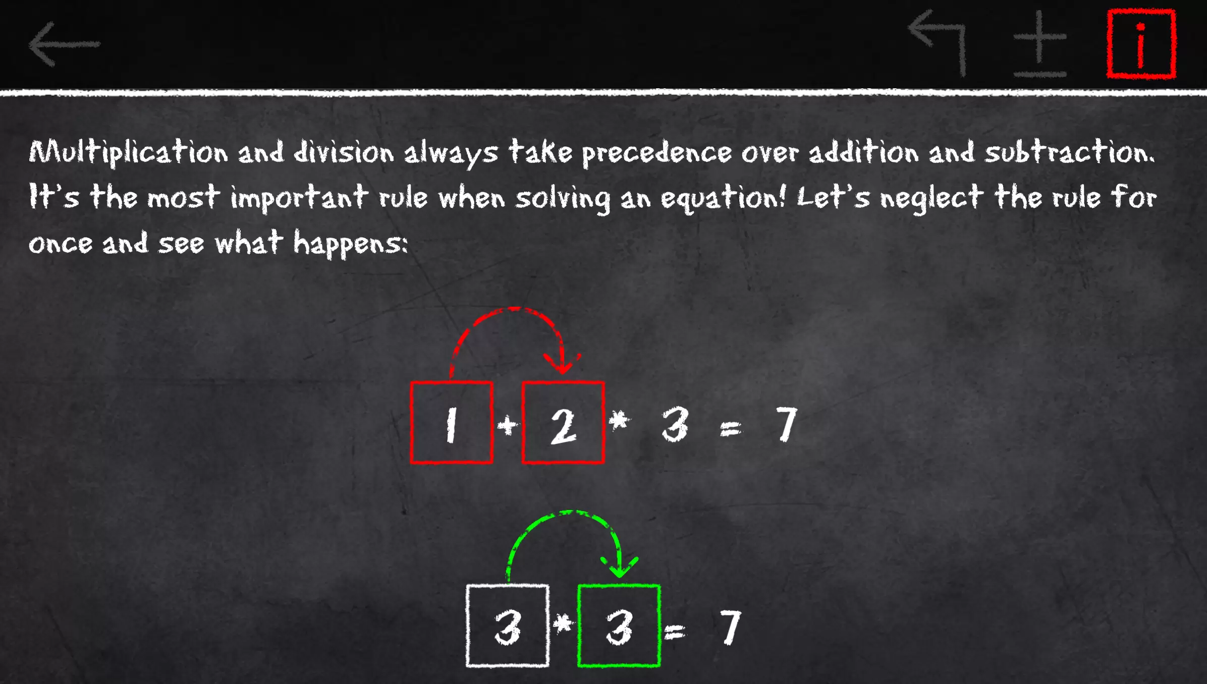 x=1: Learn to solve equations Ảnh chụp màn hình 2