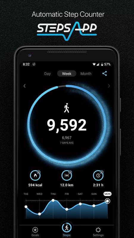 StepsApp Pedometer & Step Counter স্ক্রিনশট 0