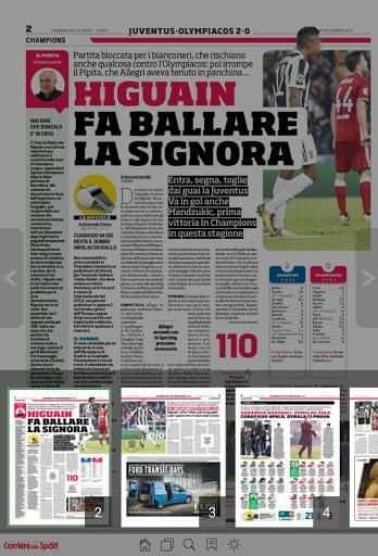 Corriere dello Sport HD Capture d'écran 3