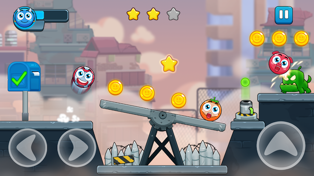 Ball Hero: Zombie city Mod ဖန်သားပြင်ဓာတ်ပုံ 0